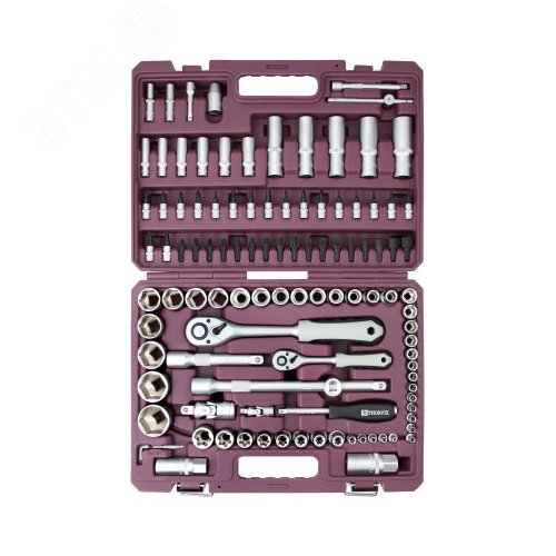 Изображение товара Набор инструмента универсальный 1/4'', 1/2''DR, 108 предметов (набор)