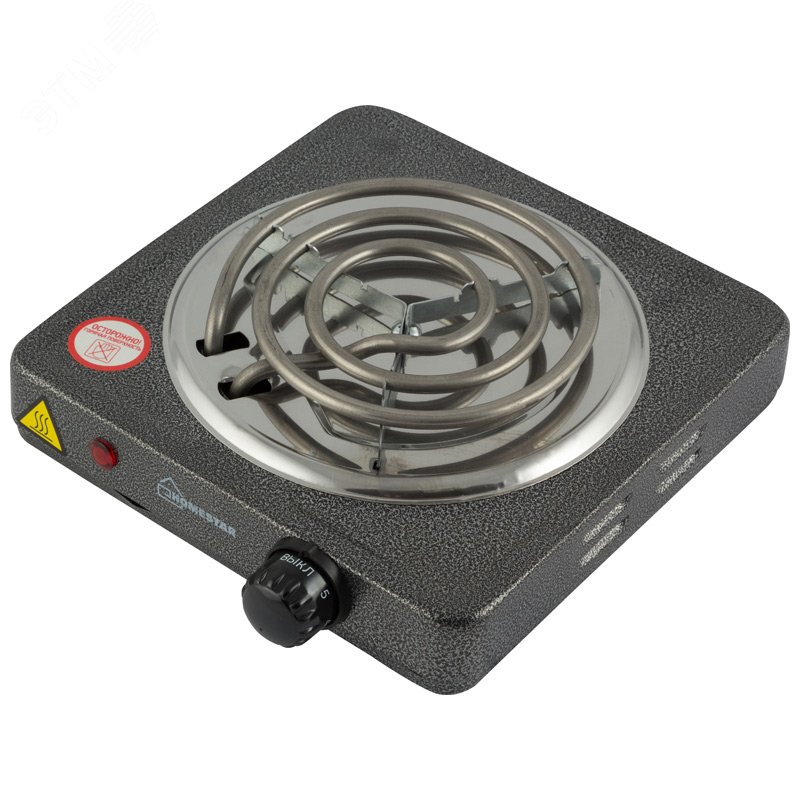 Изображение товара Электроплитка HOMESTAR HS-1103 с нержавеющей конфоркой и регулятором мощности