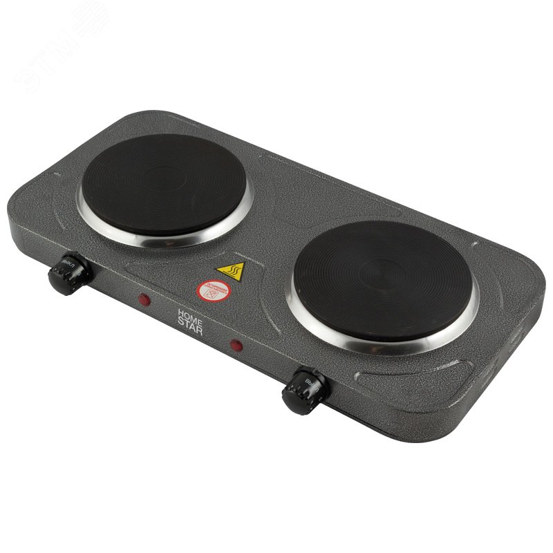 Изображение товара Электроплитка HomeStar HS-1104 двухконфорочная чугун с регулировкой