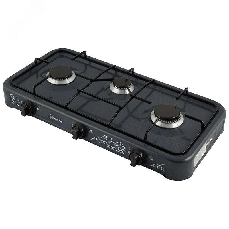 Изображение товара HOMESTAR HS-1203 газовая трехконфорочная плита для дачи