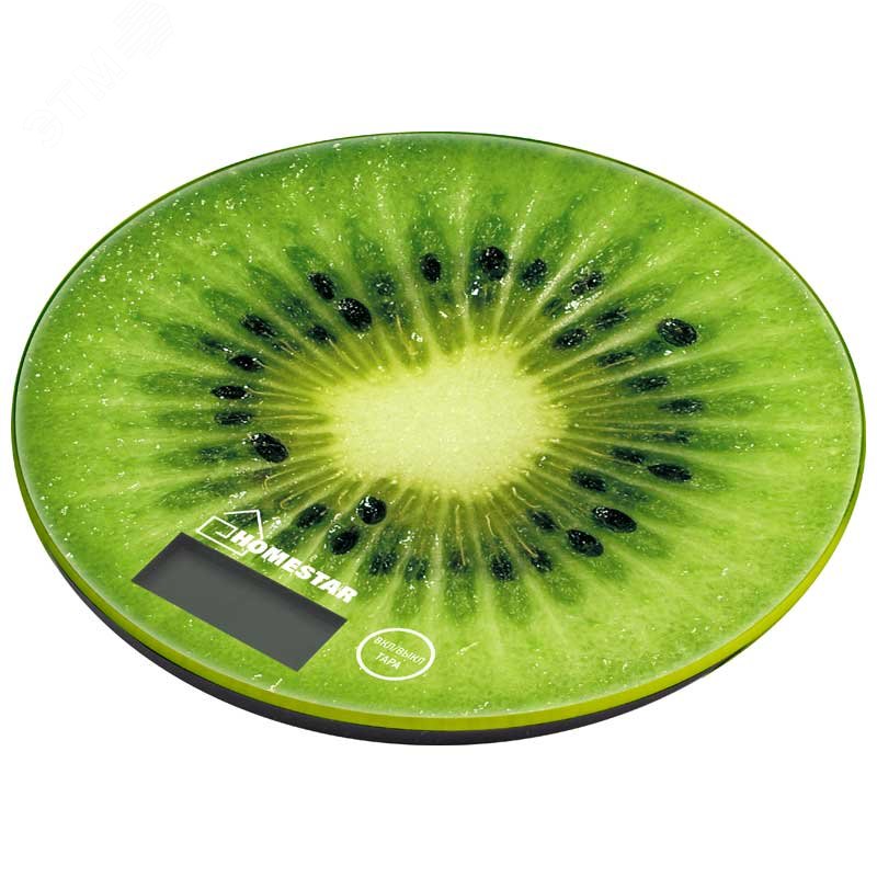 Изображение товара Кухонные электронные весы Homestar HS-3007 до 7 кг с рисунком Киви