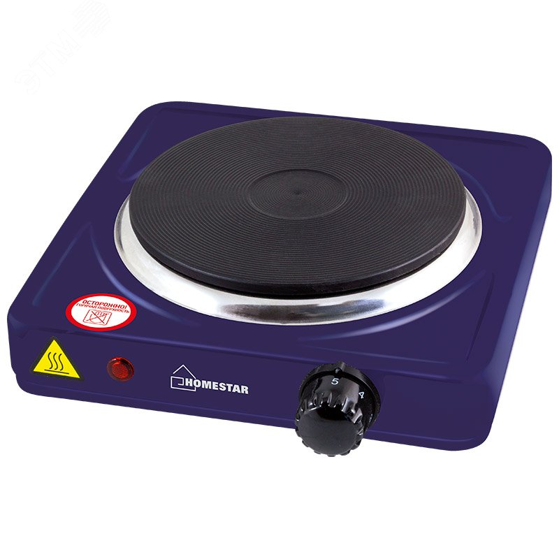 Изображение товара Электроплитка HS-1102, нагревательная плита из чугуна, цвет сапфир (шт)