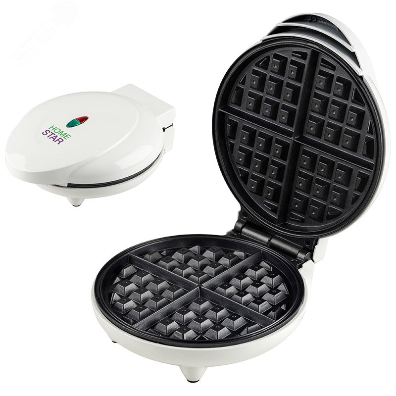 Изображение товара Вафельница HOMESTAR HS-2024 1200 Вт венская вафля с антипригарным покрытием