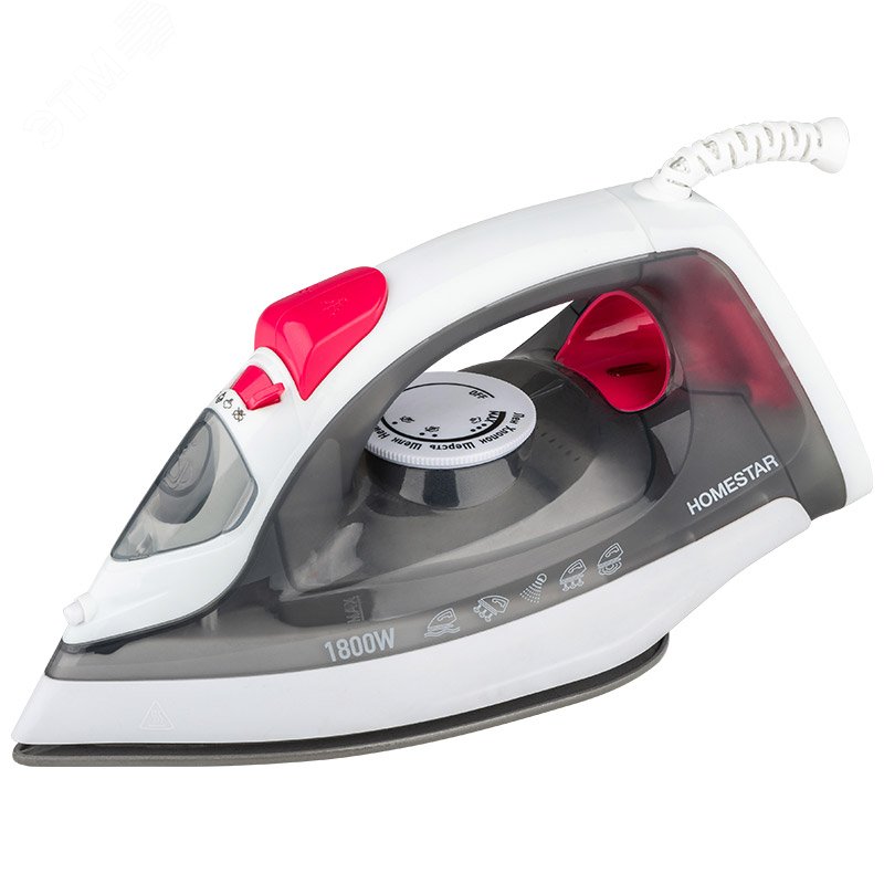Изображение товара Утюг Homestar HS-4012 1800 Вт керамическая подошва серый для домашнего использования