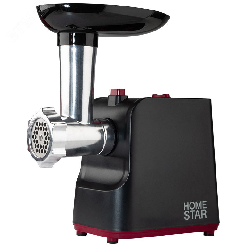 Изображение товара Мясорубка Homestar HS-2033 черная мощность 300 Вт для домашнего мяса