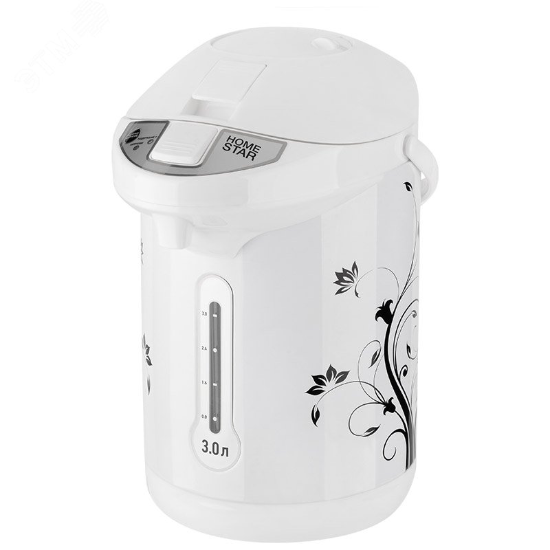 Изображение товара Термопот HomeStar HS-5005 3л 750 Вт два способа подачи воды белый