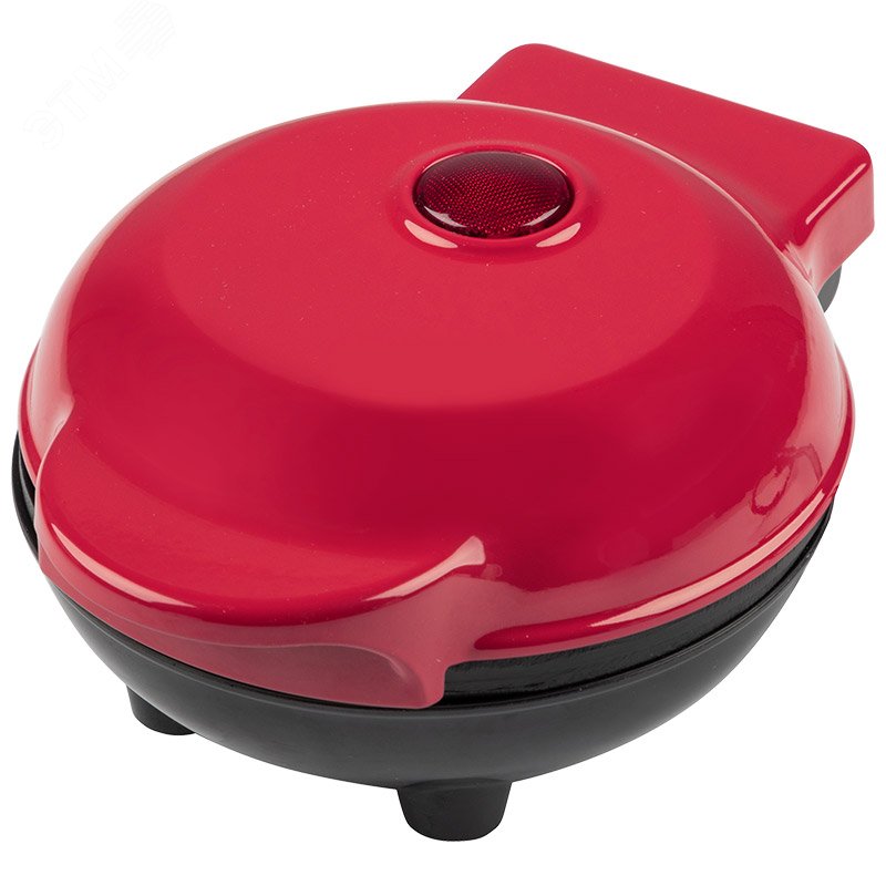 Изображение товара Вафельница HS-2040 на 500 Вт, форма -венская вафля, цвет красный (шт)