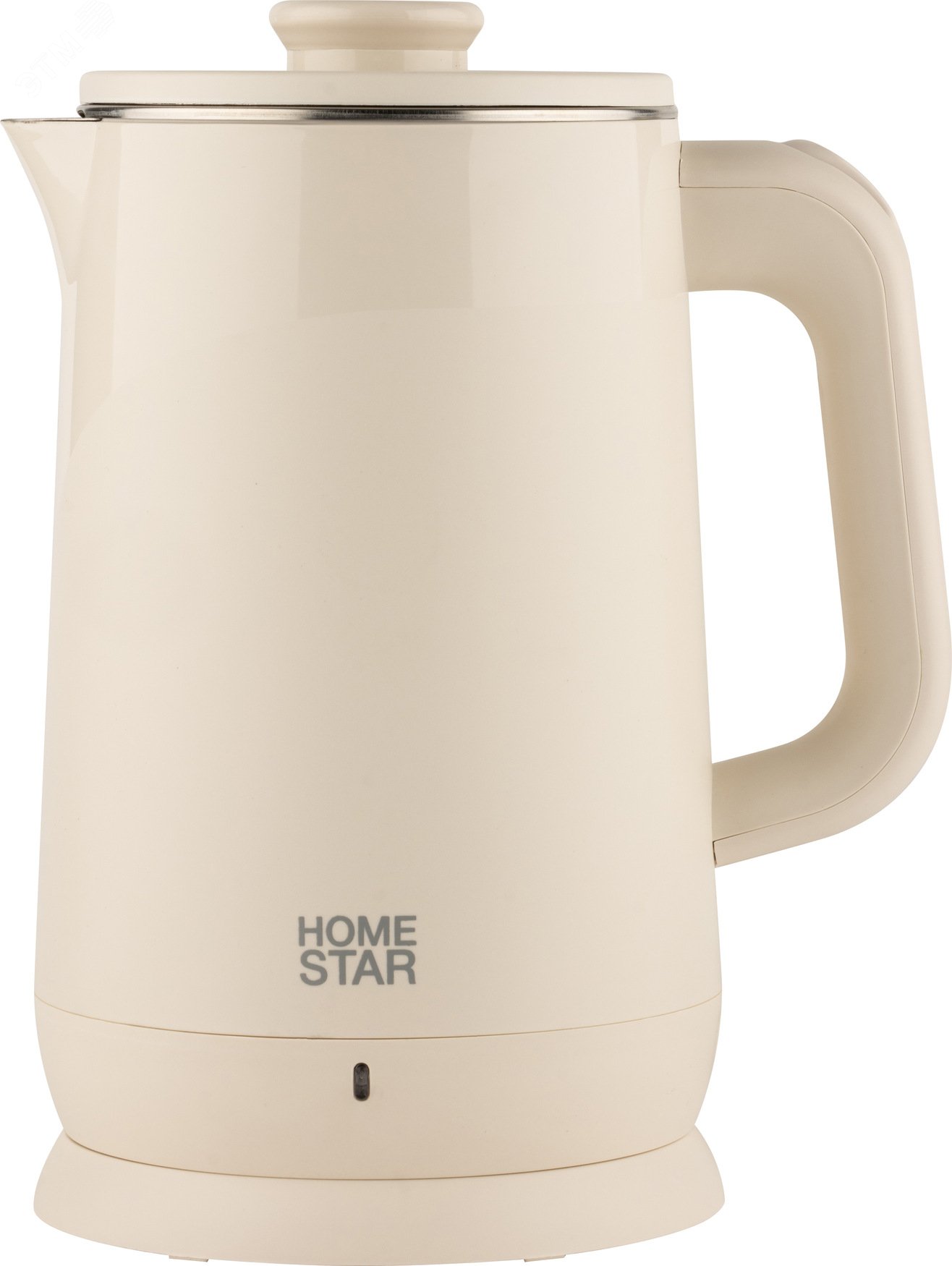 Изображение товара Чайник электрический HS-на 1006 на 1,8 л, цвет бежевый, двойной корпус (шт)