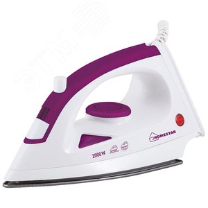 Изображение товара Утюг HS-4001 на 2000 Вт, подошва - тефлоновая, цвет белый (шт)