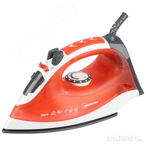 Изображение товара Утюг HS-4003 на 2000 Вт, подошва - керамическая, цвет коралловый (шт)