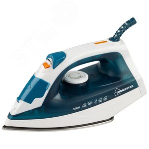 Изображение товара Утюг HS-4004 на 1600 Вт, подошва - стальная, цвет голубой (шт)