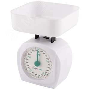Изображение товара Весы кухонные механические HS-3005М до 5 кг, цвет белый (шт)