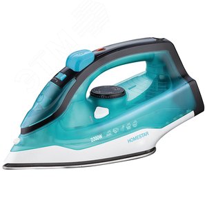 Изображение товара Утюг HS-4011 на 2200 Вт, подошва - нержавеющая сталь, цвет бирюзовый (шт)