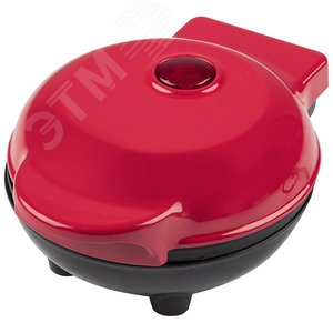 Изображение товара Вафельница HS-2040 на 500 Вт, форма -венская вафля, цвет красный (шт)