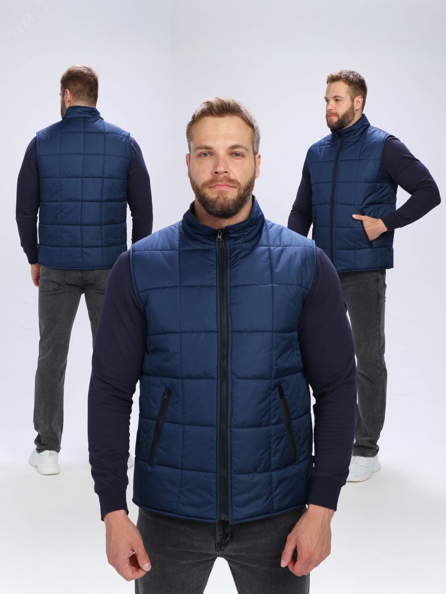 Изображение товара Жилет утепленный Офис (Дюспо), темно-синий, р. 48-50 (шт)