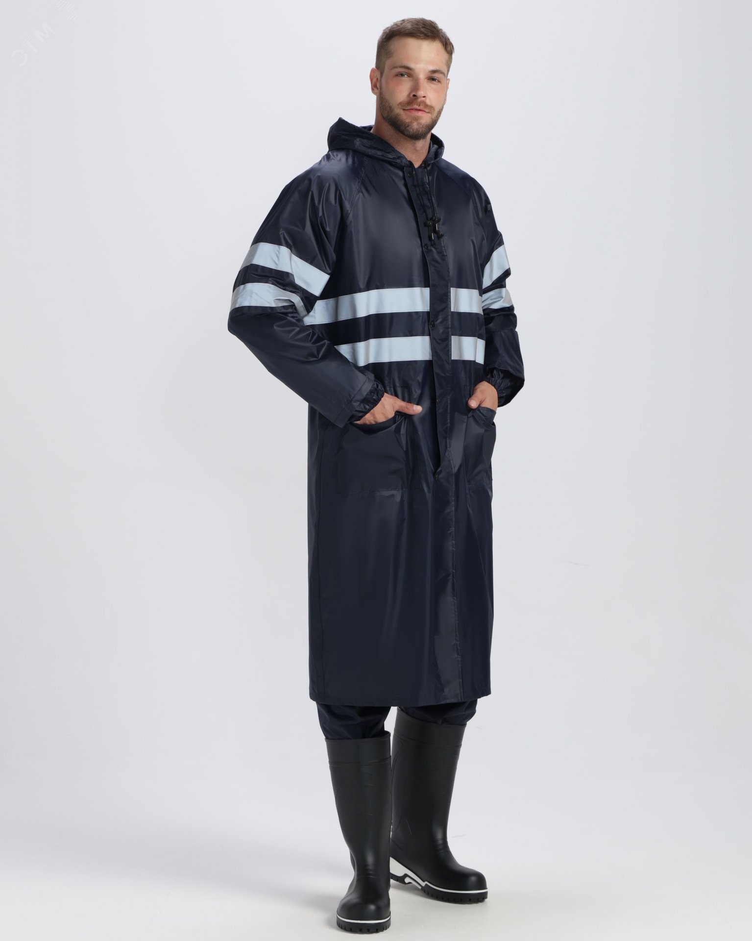 Изображение товара Плащ влагозащитный ProfLine Specialist СОП, т.синий,56-58 (шт)