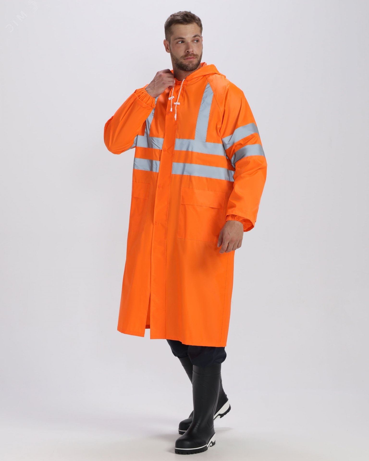 Изображение товара Плащ влагозащитный сигнальный ProfLine Specialist СОП, оранжевый,52-54 (шт)