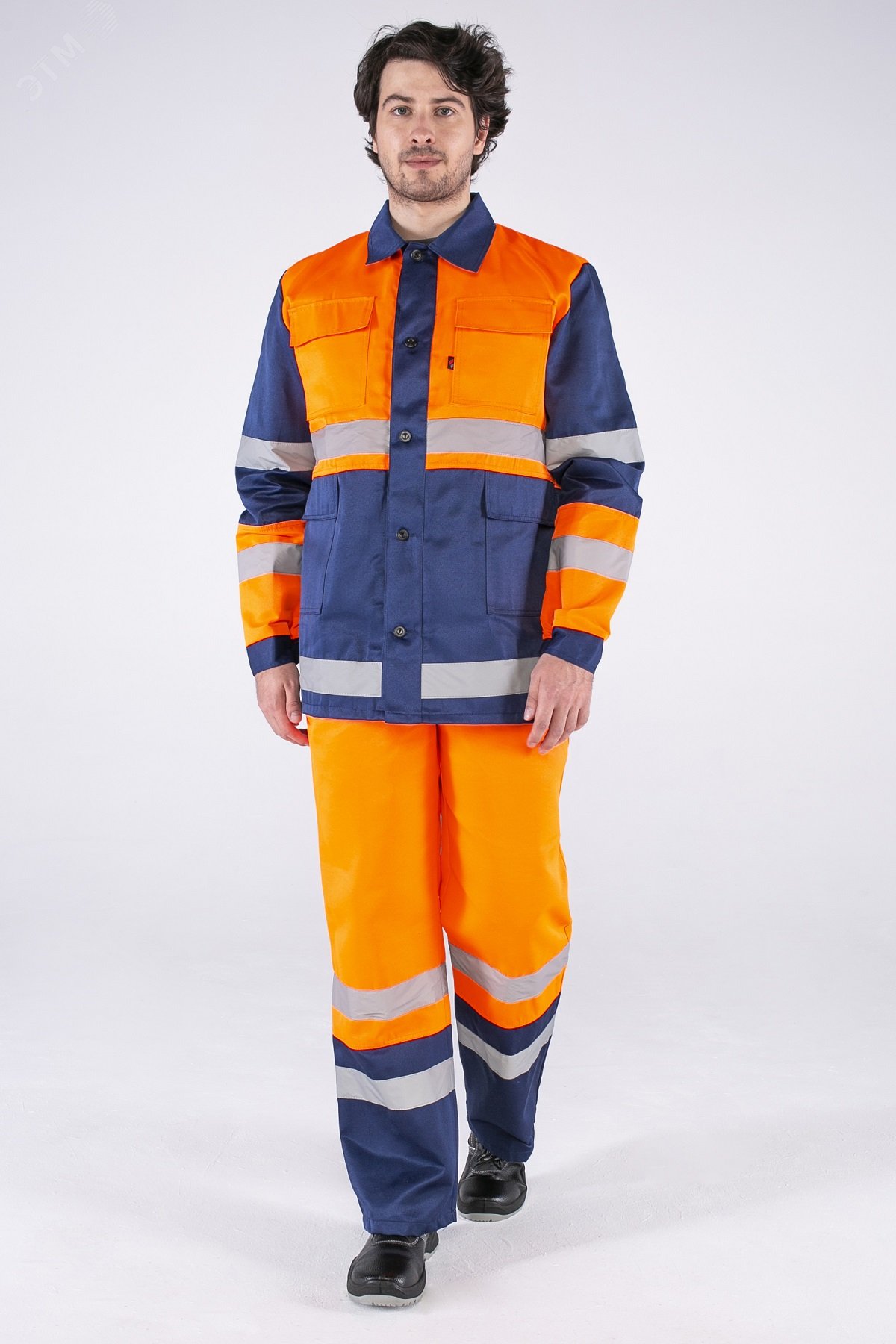 Изображение товара Костюм сигнальный дорожника летний оранжевый 52-54/170-176 Факел