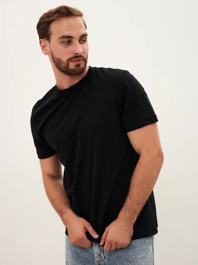 Изображение товара Футболка ProfLineBase (ткТрикотаж,160), черный 52-54 (шт)