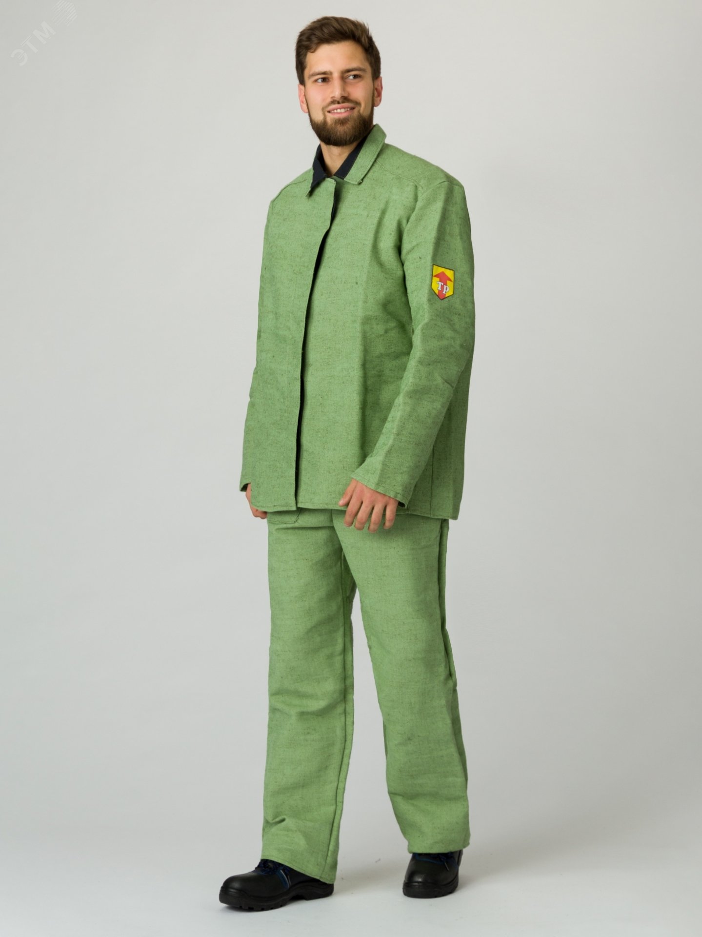 Изображение товара Костюм сварщика 1 класс защиты (ткань Брезент, 480), цвет (в ассортименте), 44-46/182-188 (шт)