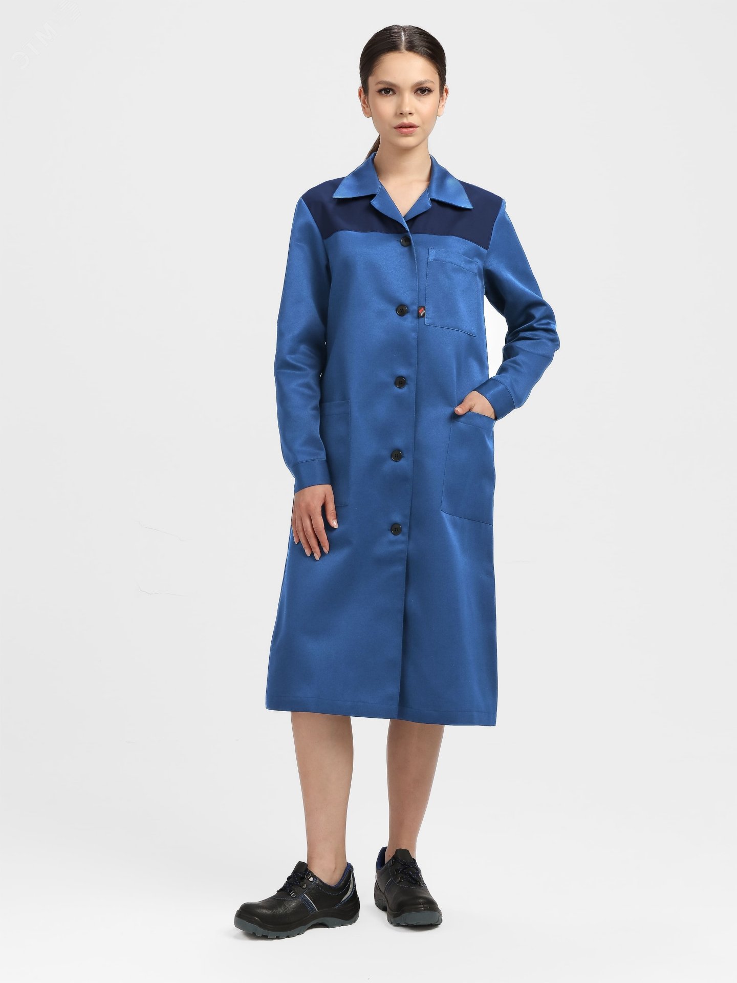 Изображение товара Халат Факел 87491168 Халат женский Васильковый 48-50/170-176