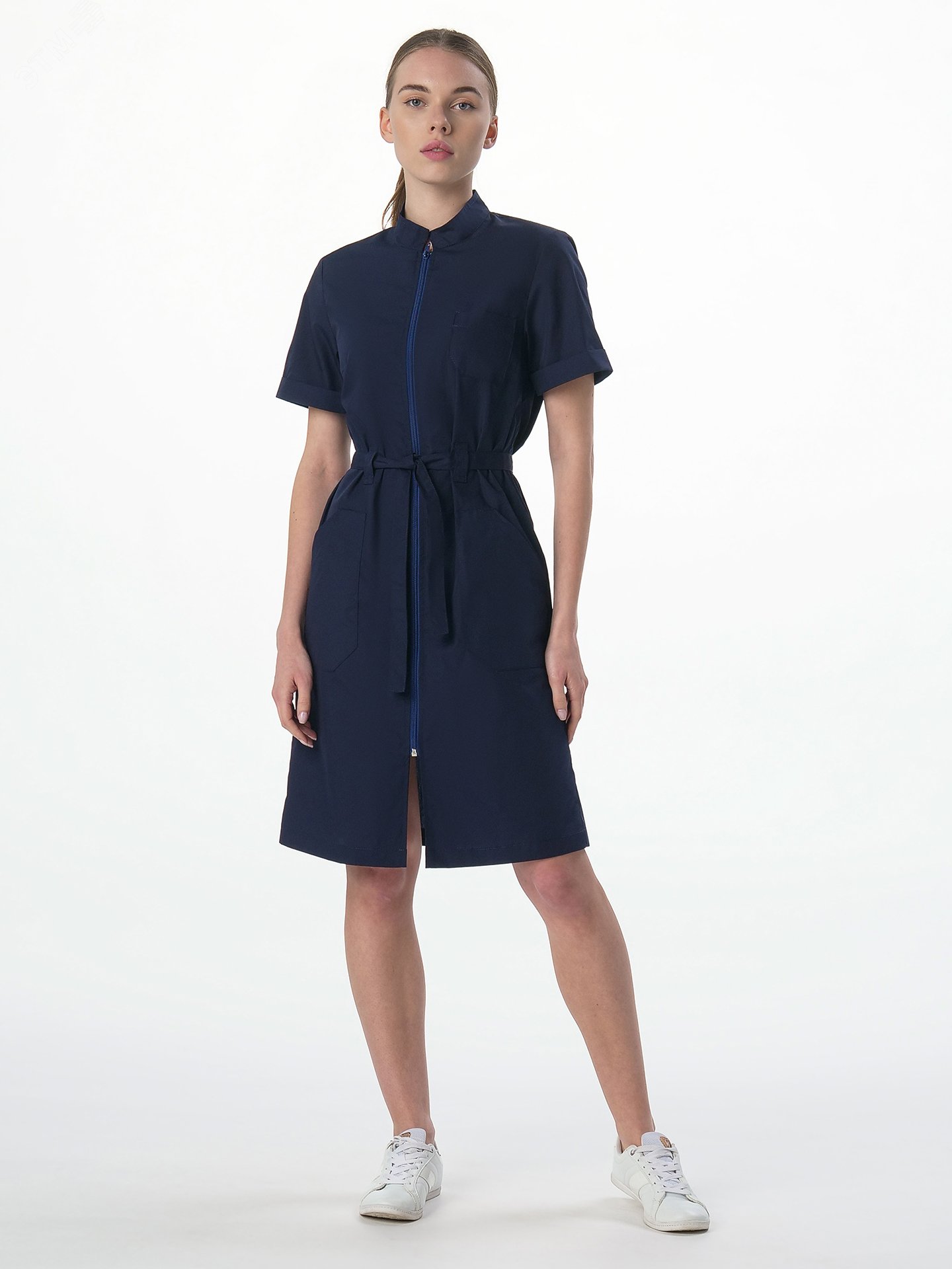 Изображение товара Халат женский Сансара-005 МедЛайн васильковый 48-50