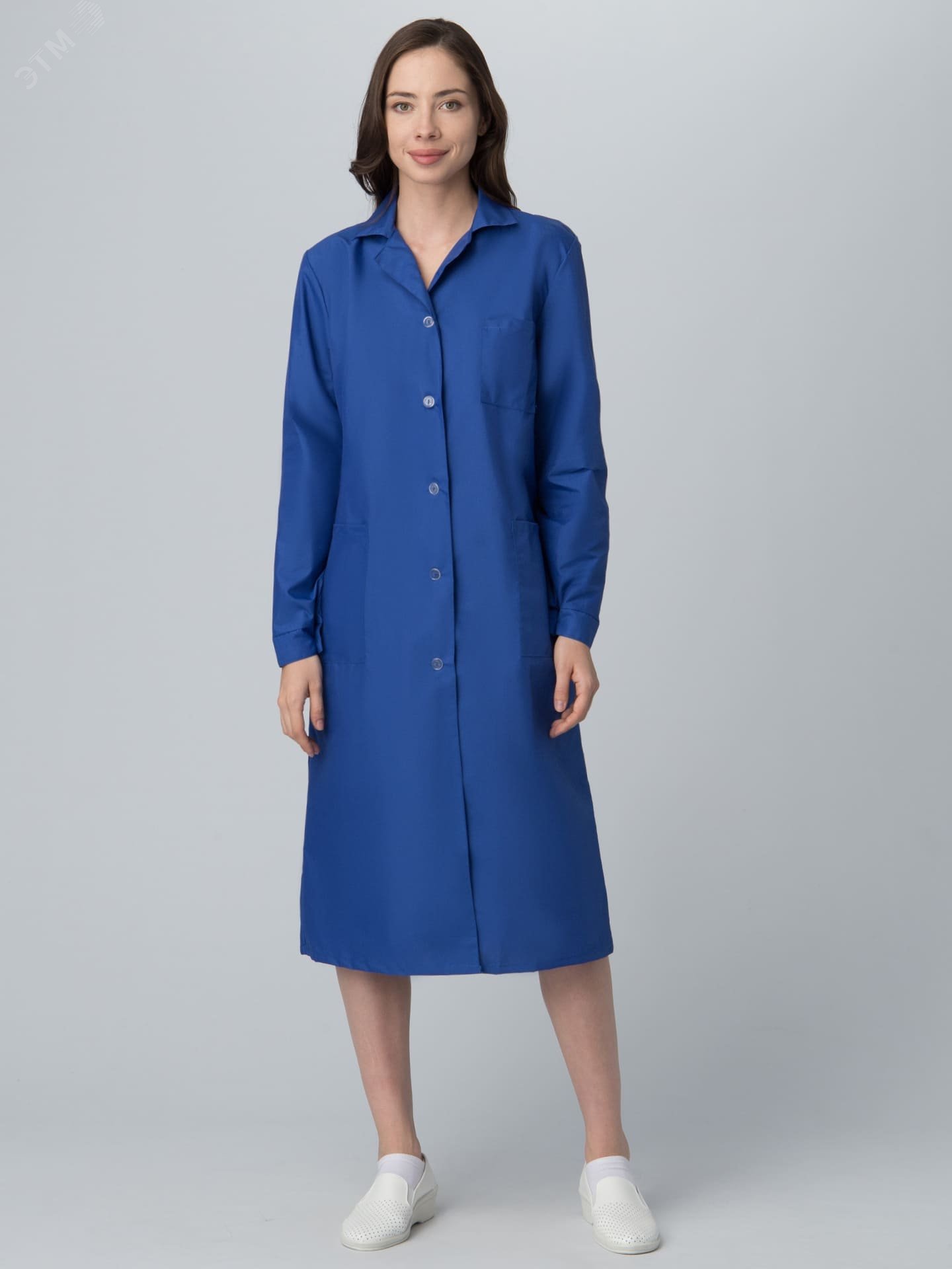 Изображение товара Женский летний халат Стандарт Васильковый 44-46/170-176 от Факел