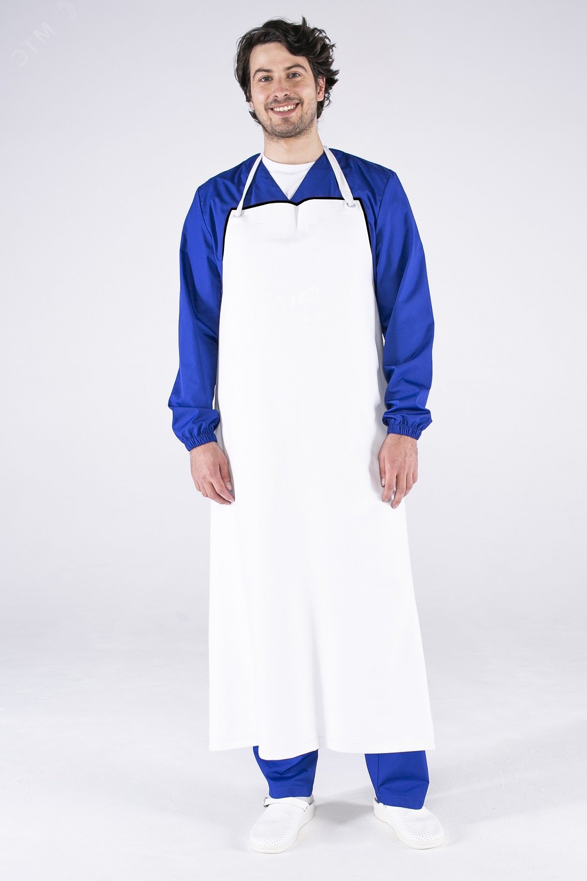 Изображение товара Фартук тип Б (тк.ПВХ,500), белый (шт)