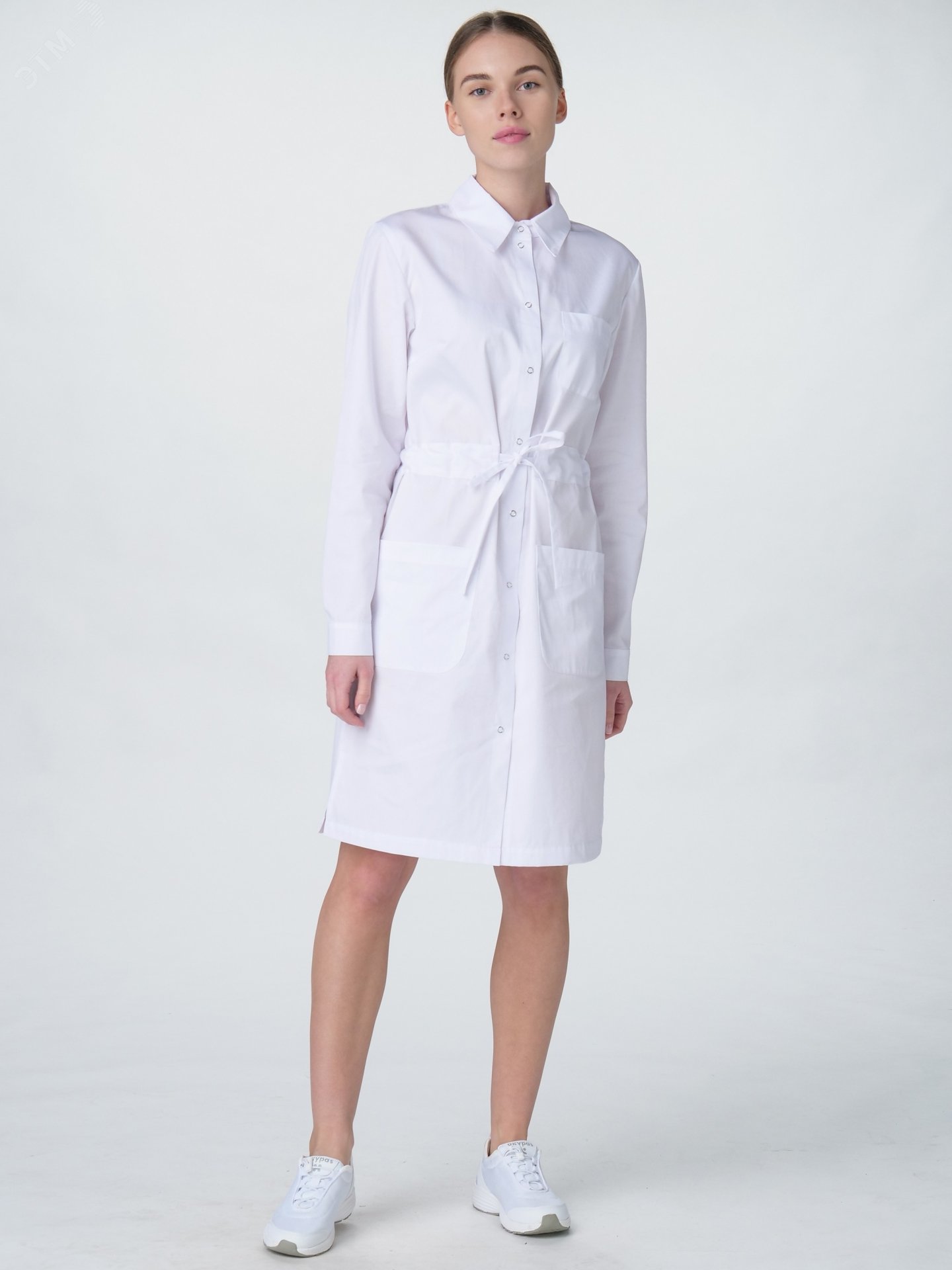 Изображение товара Халат женский Сансара-001 белый 48-50 MedLine