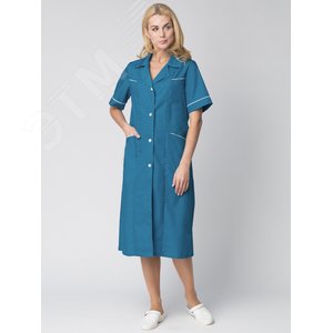 Изображение товара Халат женский Магнолия(тк.ТиСи),цв.морская волна,52-54,170-176 (шт)