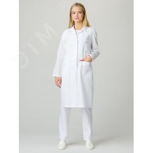 Изображение товара Халат женский Стандарт (тк.ТиСи), белый,64-66,170-176 (шт)