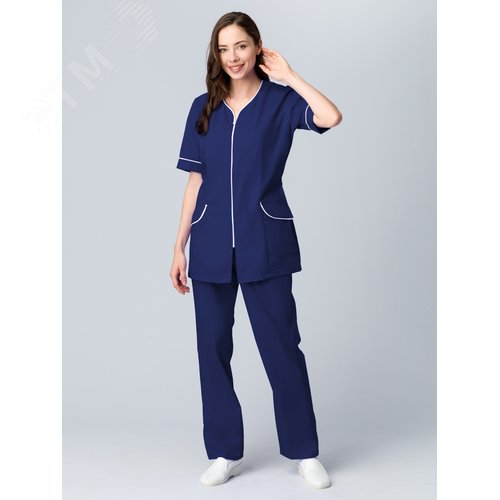 Изображение товара Костюм женский Вера (тк.ТиСи), т.синий, р. 56-58/158-164 (компл)