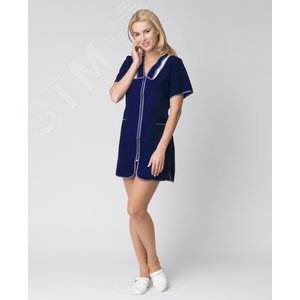 Изображение товара Халат женский Сакура (тк.Габардин), т.синий,64 (шт)