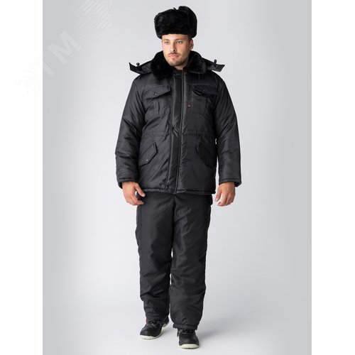 Изображение товара Куртка зимняя для Охранника, черный 48-50/ 170-176 (шт)