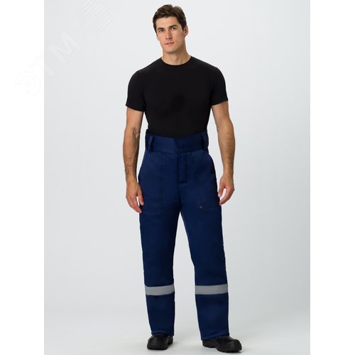 Изображение товара Брюки зимние Экспертный-Люкс (тк.Смесовая,210), т.синий, р. 52-54/182-188 (шт)