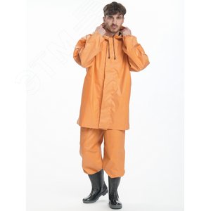Изображение товара Костюм рыбацкий Рокон-букса (тк.Диагональ-прорезиненная, 550), оранжевый, р. 52-54/182-188 (компл)