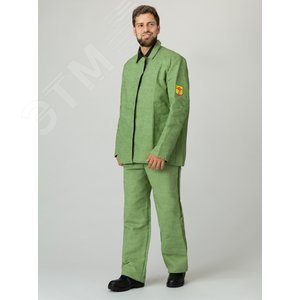 Изображение товара Костюм сварщика 1 класс защиты (ткань Брезент, 480), цвет (в ассортименте), 44-46/170-176 (шт)