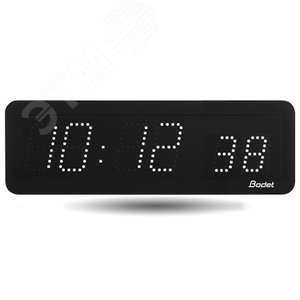 Часы цифровые STYLE II 7S (часы/минуты/секунды), высота цифр 7 см, желтый цвет, NTP - Wi-Fi, 230В