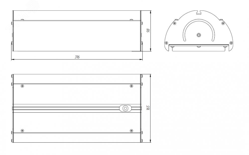Светодиодный светильник Diora Angar TR90 75/11500 Д прозрачный 4K DATR9075D-PZ-4K DIORA - превью 9