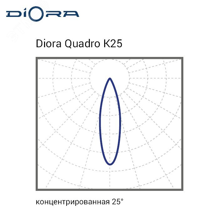 Светильник Quadro Agro 30/4000 (PPF 70) K25 лира DQA30-K25-L DIORA - превью 7