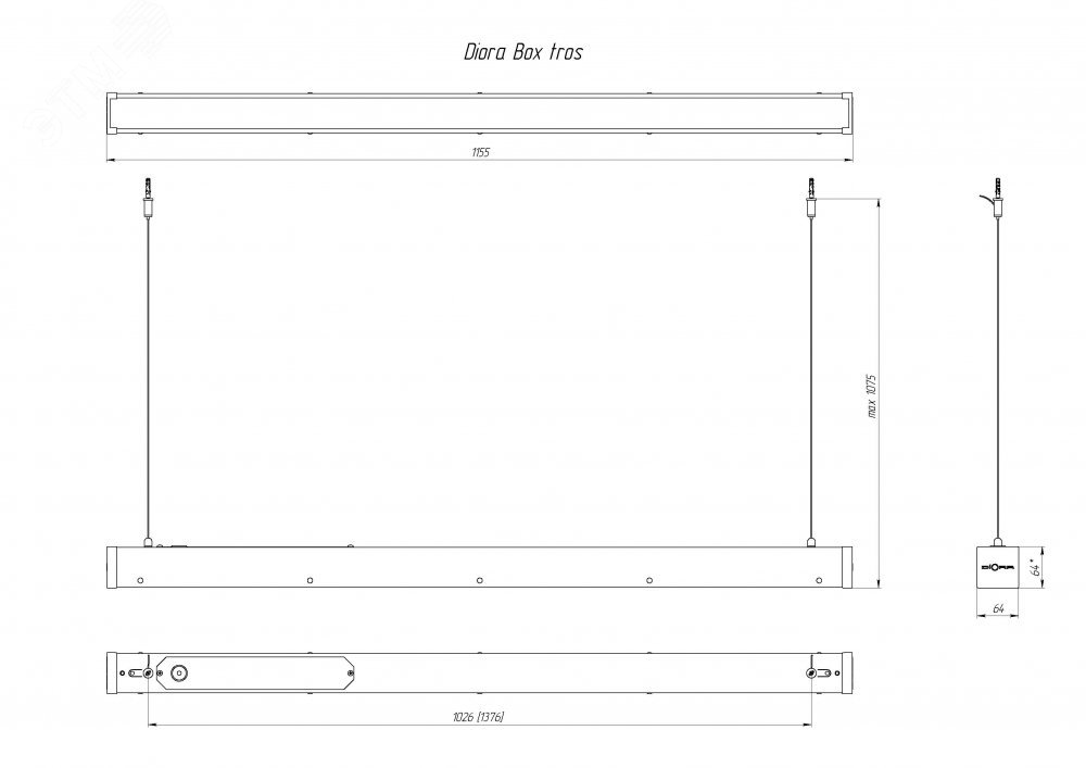 Diora Box SE 70/7000 opal 5K Black tros-1500 DBSE70-O-5K-BT-1500 DIORA - превью 5