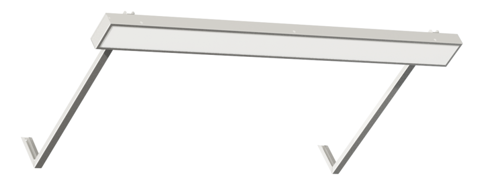 Светодиодный светильник Diora Plank 19/2000 prism 2000лм 19Вт 4000K IP40 0.9PF 90Ra Kп<1