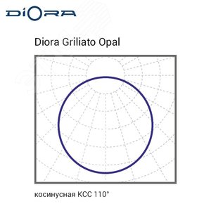 Светодиодный светильник Diora Griliato SE 60/5500 opal 5K A DGSE60-O-5K-A-N DIORA - 2