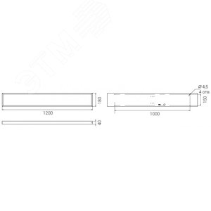 Светильник NPO SE 60/7400 prism 4K - фото 7