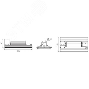 Светильник светодиодный Светильник Unit 2Ex 78/10500 К60 5K консоль - фото 5