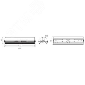 Светильник Unit DC 130/18000 K60 K3000 лира - фото 4