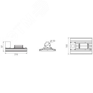 Светильник светодиодный Диора Светильник Unit DC 40/5000 Д K5000 консоль - фото 6