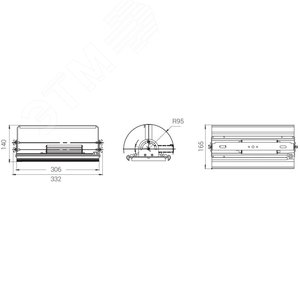 Светильник светодиодный Unit Frost PRO 78/10500 Д 10500 Лм 78Вт 5000K IP67 0.95PF 80Ra Кп<1 лира - фото 5
