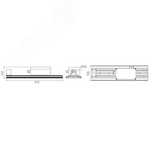 Светильник светодиодный Unit Ex 150/18000 K60 3K консоль - фото 7
