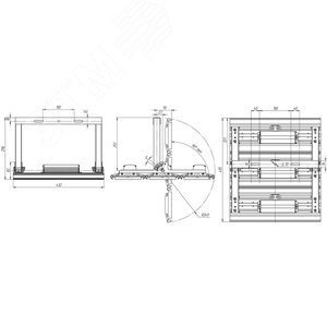 Светильник Unit3 PRO 330/48000 Г90 3K лира - фото 3